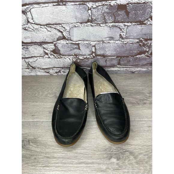 OluKai Kiele Black Leather Loafer Convertible Slip On Flats Shoes Women 9M US/39 - Picture 14 of 16